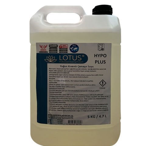 Lotus Hypo Plus Ultra Çamaşır Suyu 5 Kg