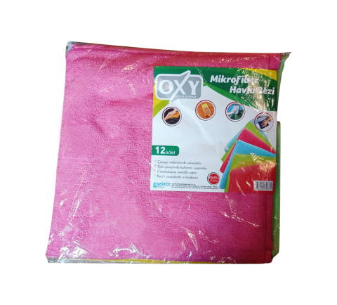 Oxy Microfiber Temizlik Bezi 40 x 40 Cm