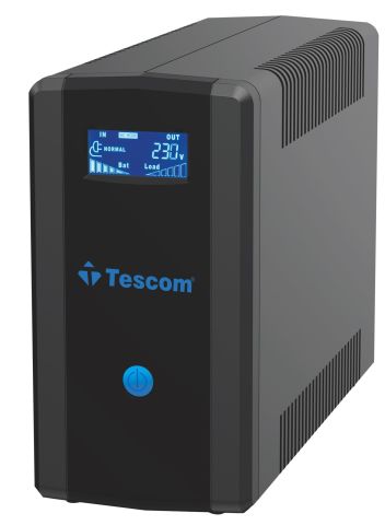 TESCOM LEO+ 1500VA 1F/1F (2X9AH) LCD LINE INT. UPS 5/10DK