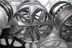18 İnç 5X112 18*8 Et35 Wolksvagen Golf Passat Jetta Tiguan Gun Metal Polish Jant Takım