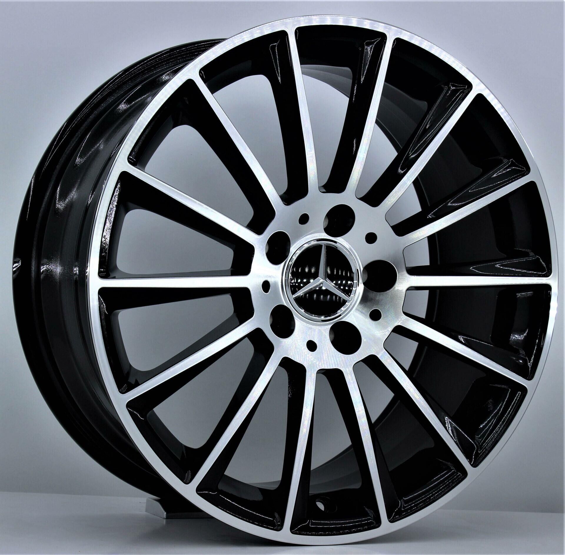 19'' 5x112 Mercedes Black Diamond Jant Takım