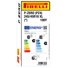Pirelli 245/45R18 100Y XL S.C. P-Zero (PZ4) Yaz Performans Lastiği ( 2025 )