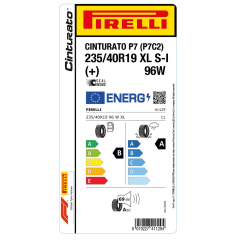 Pirelli 235/40R19 96W XL Cinturato P7 (P7C2) Yaz Lastiği (2024)