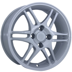 15 İnç 4x100 Honda Civic & Jazz Uyumlu Güvenlik Paket Silver Jant Takımı | R1 Wheels