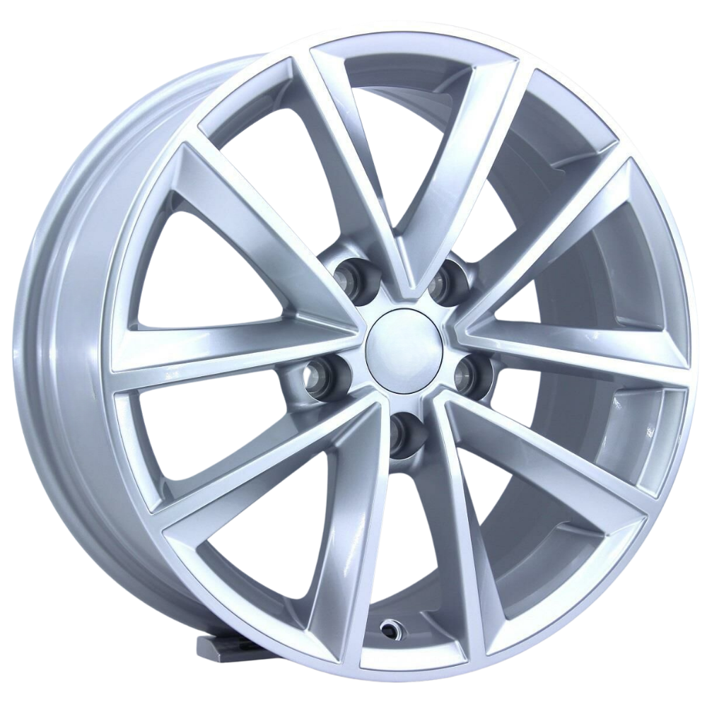 16 İnç 5X114.3 Renault Megane 4 Toyota Honda Hyundai Silver Gloss Jant Takım