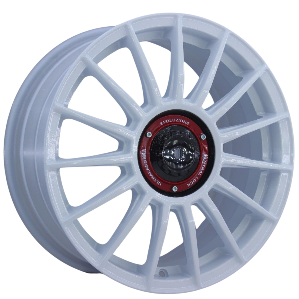16 İnç 5X100 Volkswagen Polo Seat Skoda Supersport White Jant Takım