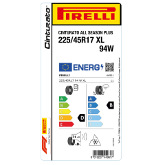 Pirelli Cinturato All Season Plus 225/45R17 94W XL 4 Mevsim Lastik ( 2025 )