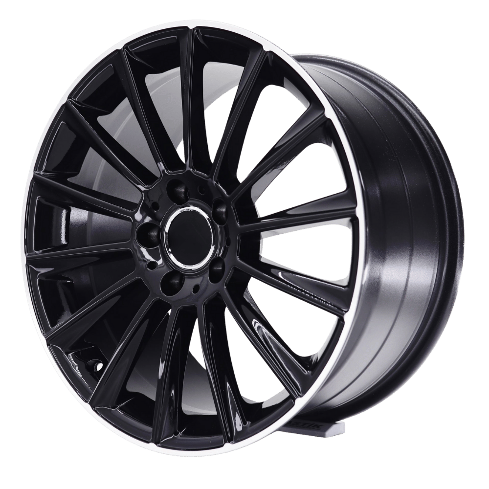 20 İnç 5X112 20X8.5-9.5 Et38/48 Mercedes S-Class Black Lip Machined  Jant Takım