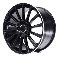 20 İnç 5X112 20X8.5-9.5 Et38/48 Mercedes S-Class Black Lip Machined  Jant Takım