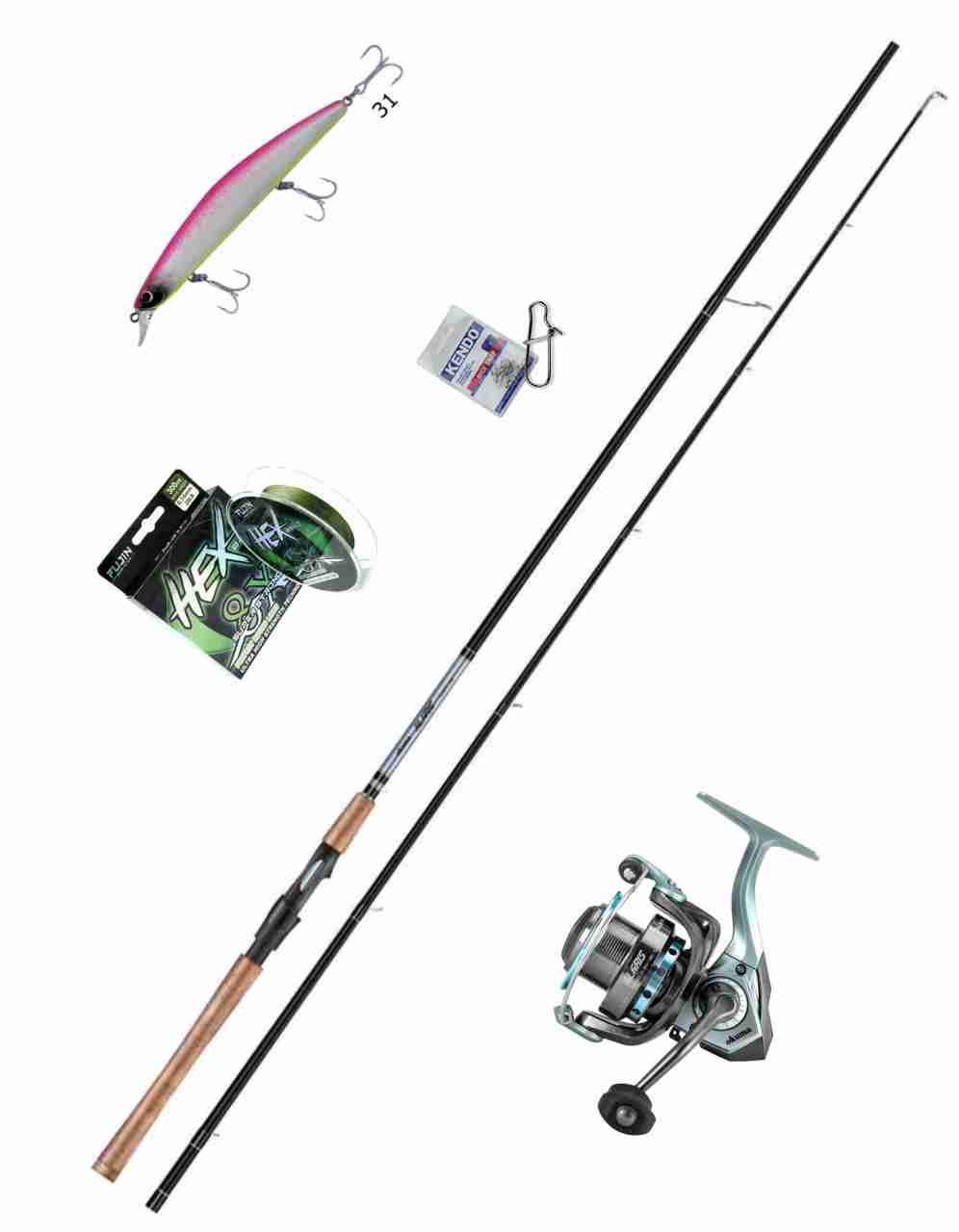 OKUMA ALARİS ZANDER 270CM ALARİS ALS 40 SPİN OLTA SETİ-12