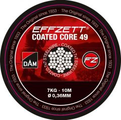 Dam Effzett Coated core49 Steeltrace Brown 16 kg 10 m Çelik Tel