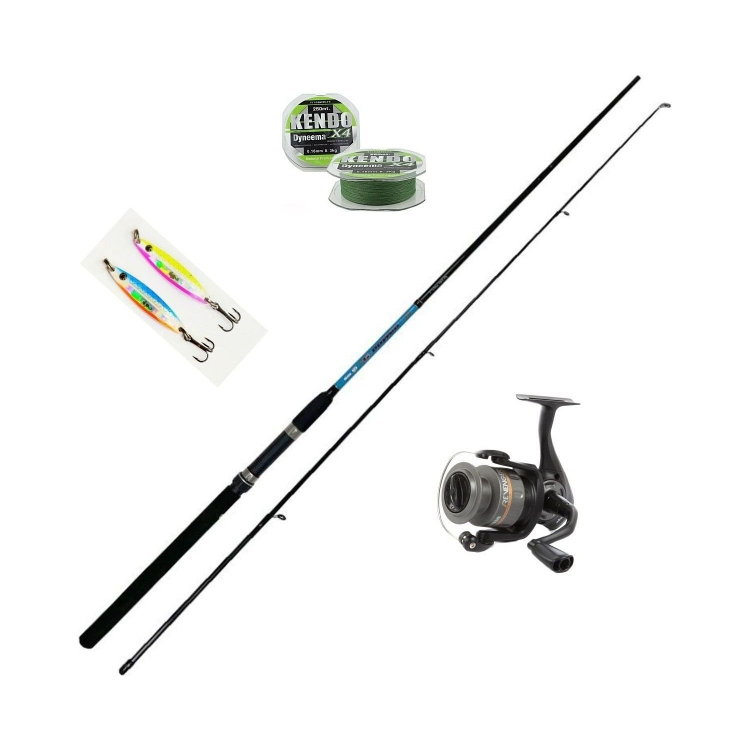 Okuma G-Power 240 cm 15-40 gr revenger 40 Spin Set-2