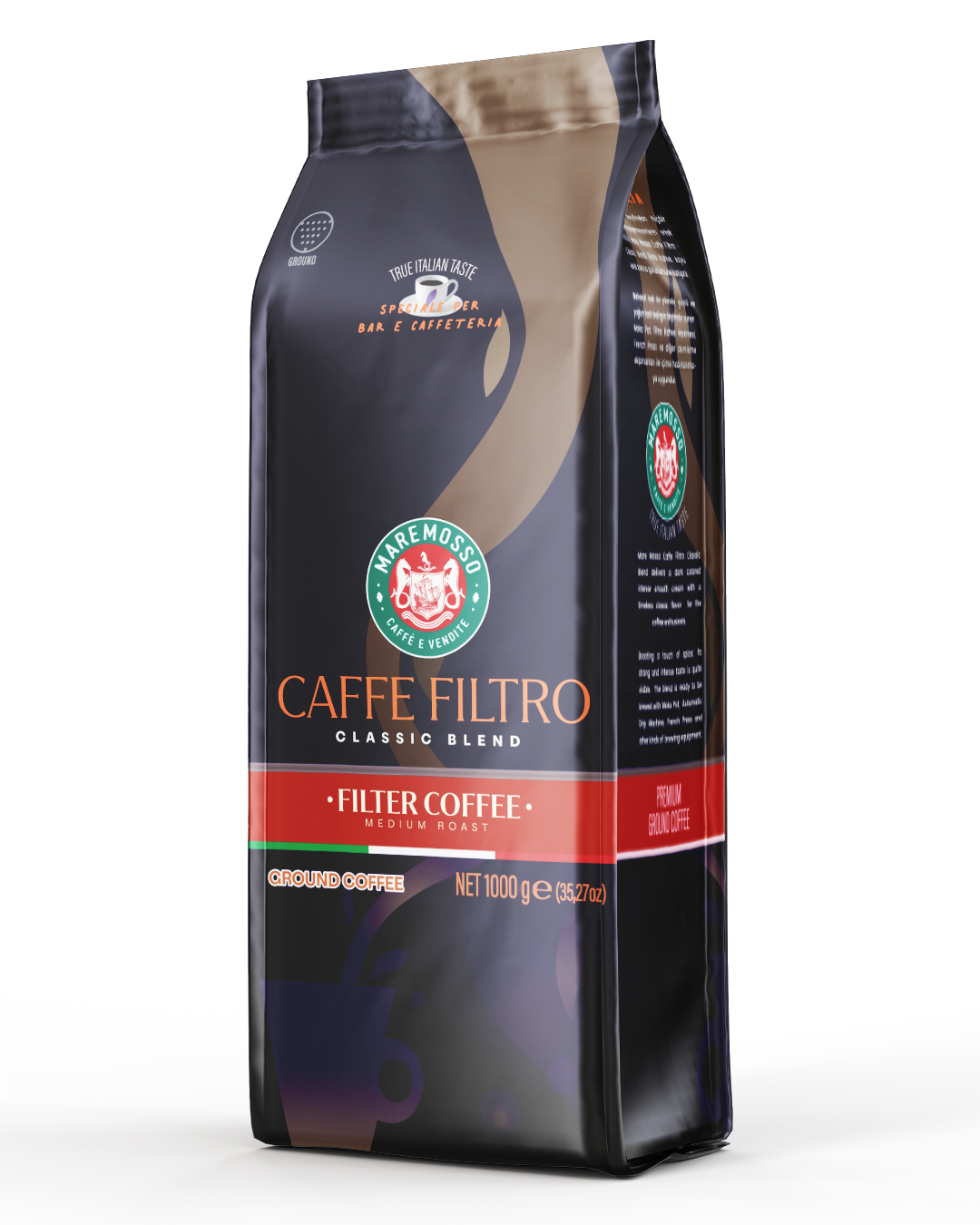 Caffe Filtro Clasico Klasik Filtre Kahve (Çekirdek veya Öğütülmüş) 1 Kg.