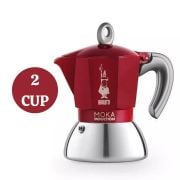 New Moka Induction 2 Cup Kırmızı - Red