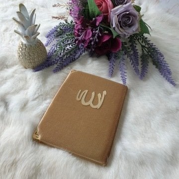 Çanta Boy Kadife Kaplı Lafızlı Yasin (50 Adet)