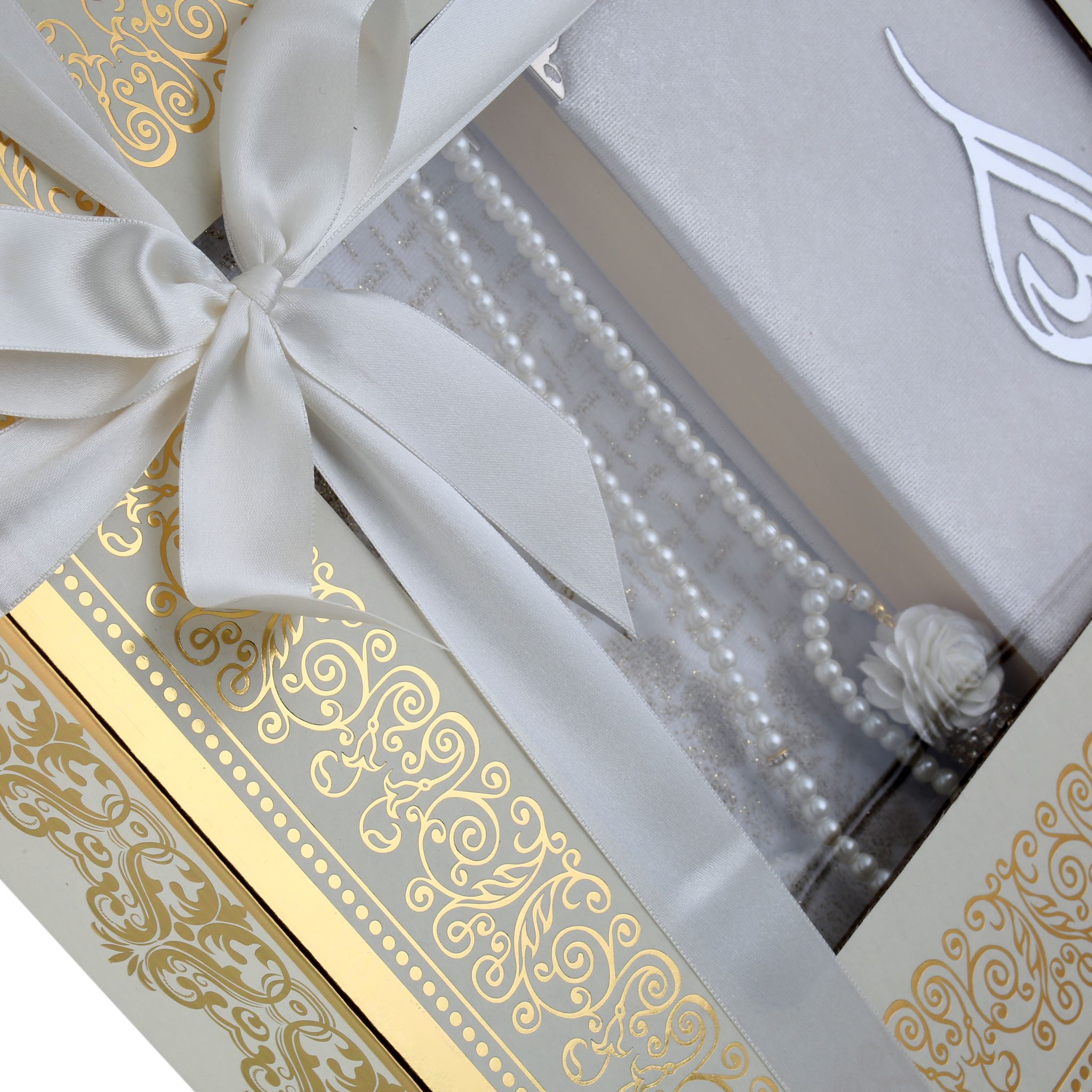 Hediyelik Lüks Kadife Seccade Kuran-ı Kerim Seti 6'Lı