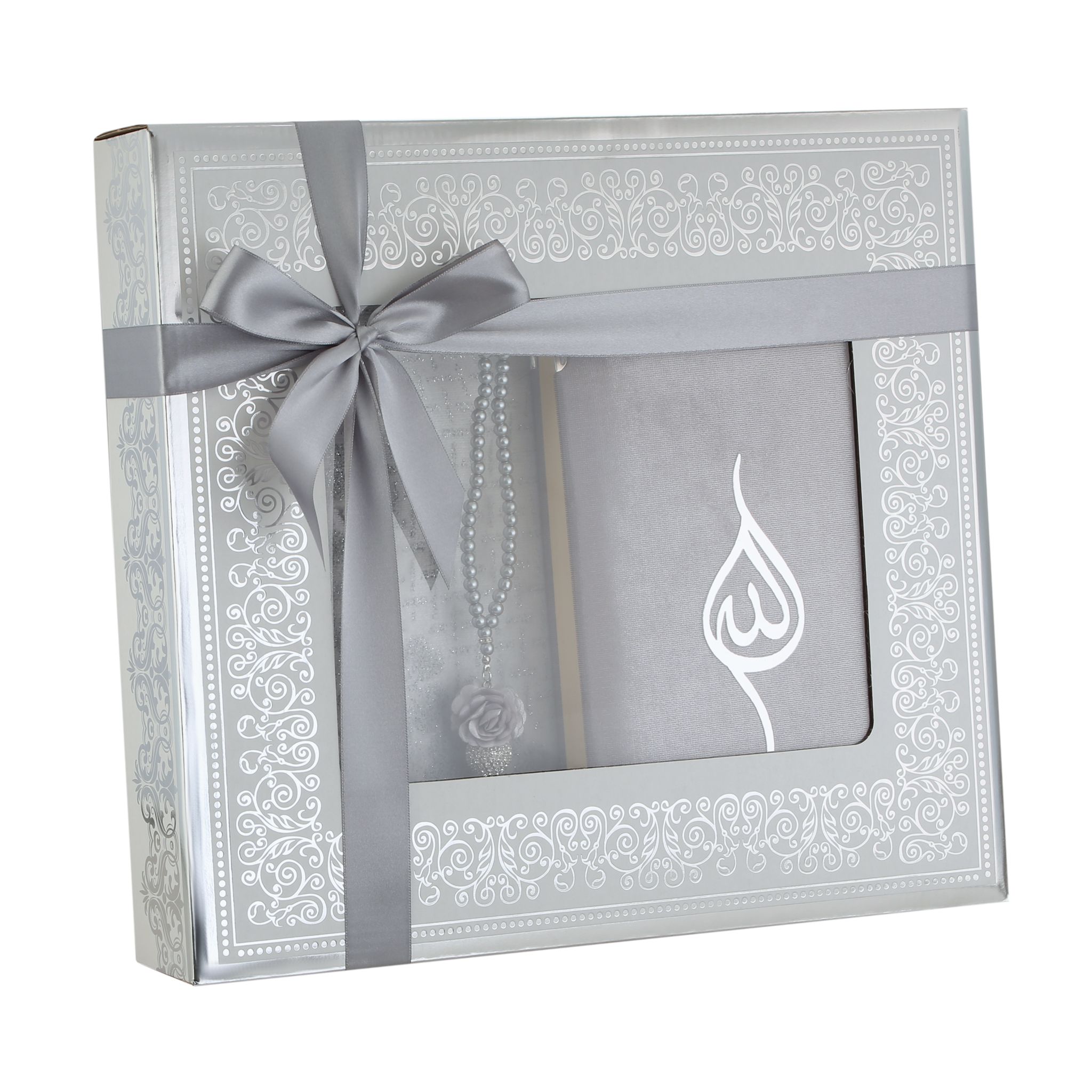 Hediyelik Lüks Kadife Seccade Kuran-ı Kerim Seti 6'Lı