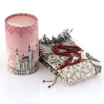 Kul Şerif Serisi Ekonomik Seccade Tesbih Hediye Seti 36'Lı