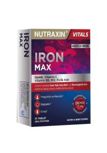 Nutraxin Iron Max 17 mg 30 Tablet 8680512631835