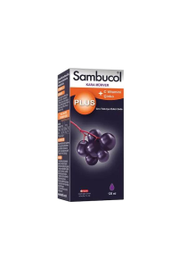 Sambucol Plus Kara Mürver Özütü C Vitamini Çinko 120 ml 8680287030123