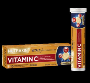 Nutraxin Efervesan Vitamin C-D-ZINC 8680512630708