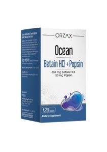 Ocean Betain HCI+ Pepsin Takviye Edici Gıda 120 Tablet 8697595872901