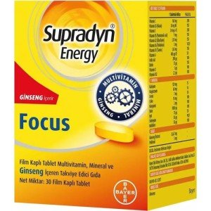 Supradyn Energy Focus 30 Film Kaplı Tablet