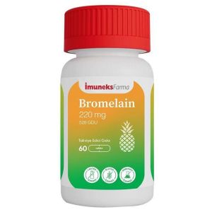 İmuneks Farma Bromelin 220 mg 60 Kapsül 8680176001142