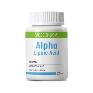 Voonka Alpha Lipoic Acid 600 mg 32 Kapsül 8680807008755