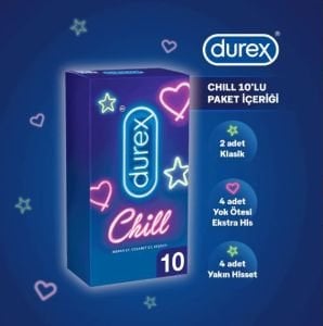 Durex Chill 10'lu Prezervatif