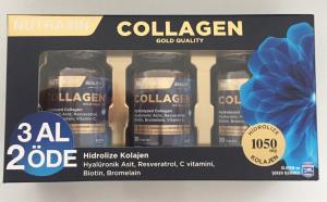 Nutraxin Beauty Gold Collagen 30 Tablet (3 Al 2 Öde) 8680512631392