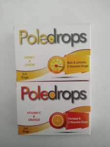 Poledrops Portakal C Vitamini Pastil+Poledrops Ballı Limonlu Pastil
