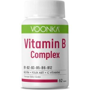 Voonka Vitamin B Complex 62 Tablet 8680807008434