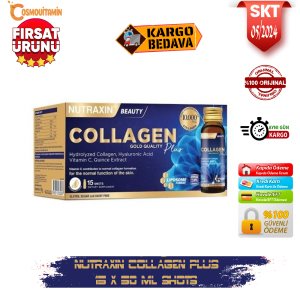 Nutraxin Collagen Plus Takviye Edici Gıda 15 x 50 ml ( Karpuz Aromalı ) 8680512630807