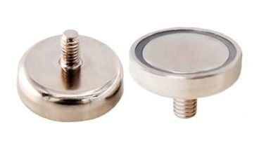 42 mm Neodyum m6 Erkek Bağlantılı Saplamalı Pot Mıknatıs - Pot-C Mıknatıs