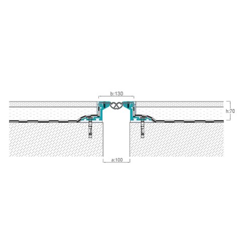 AR600-100 Zemin Dilatasyon Profili - 3 mt