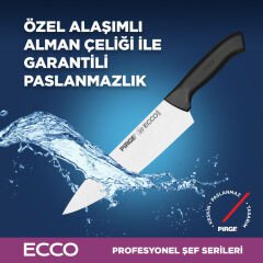 ﻿38403 - Ecco Çantalı Bıçak Seti - Knife Set with Roll Bag - 3 + 1 Pcs