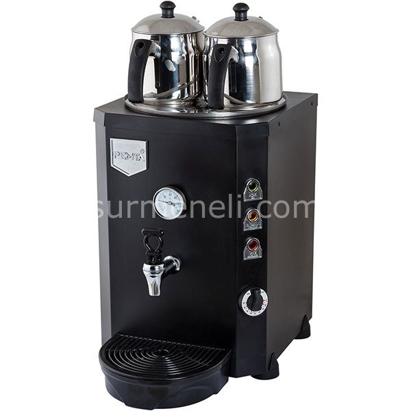 Remta - 2 Demlikli Jumbo Çay Makinesi 13 lt (Şebeken Su Alma)