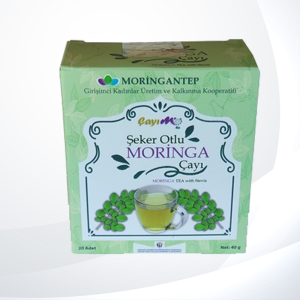 Çayımo Stevia'lı Moringa Çayı (20'li Süzen Poşet)