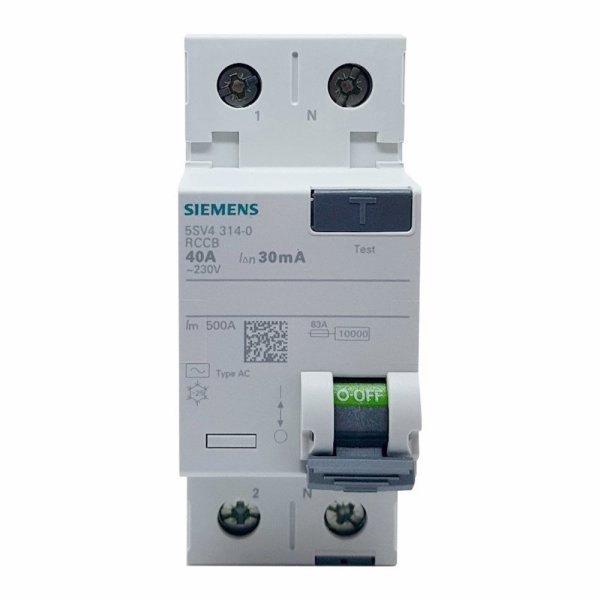 Siemens 2x40 A 300Ma Kaçak Akım Koruma Rölesi 5SV5614-6