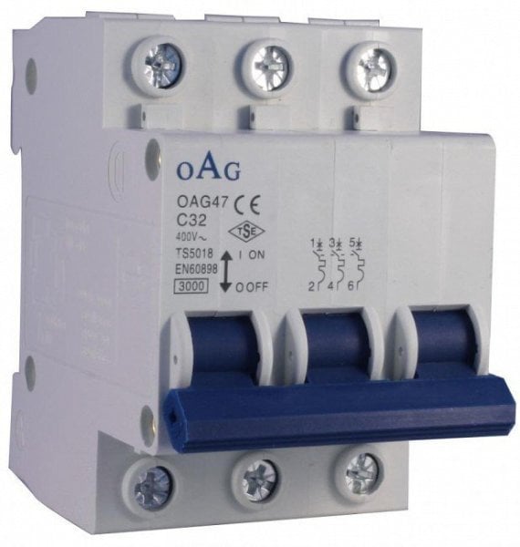 OAG C 3X125 A Otomatik Sigorta OAG47-4P125