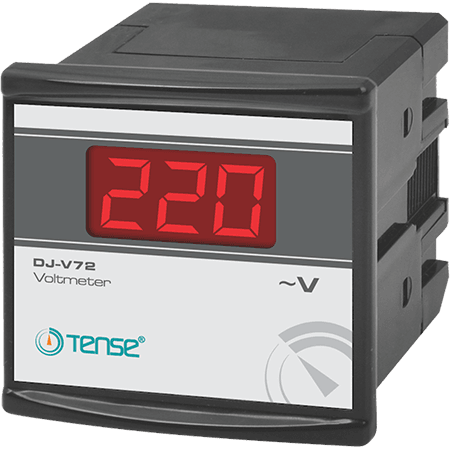 TENSE Dijital Voltmetre 72x72mm (1-500V AC) DJ-V72