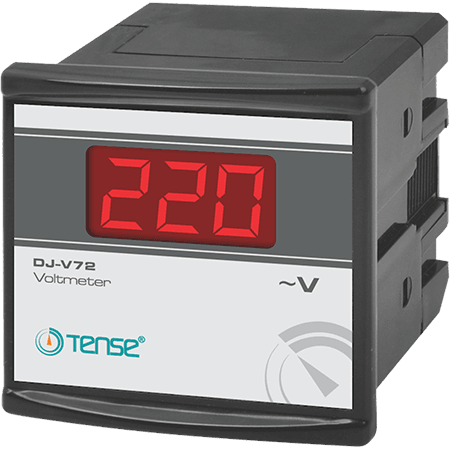 TENSE Dijital Voltmetre 72x72mm (1-500V AC) DJ-V72