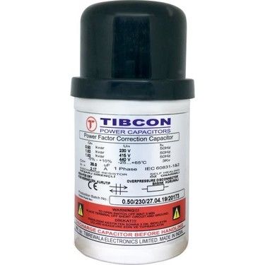 Tibcon 0,5 kVAr 230 V Silindir Tip Kondansatör