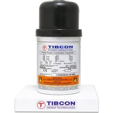 Tibcon 1 kVAr 230 V Silindir Tip Kondansatör