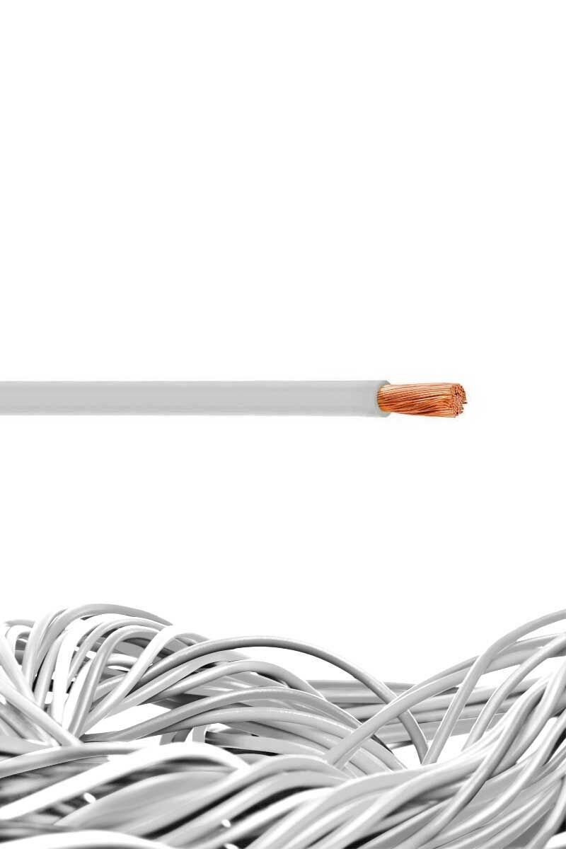 Çarkıt 0,50mm Beyaz NYAF Kablo (100 metre)