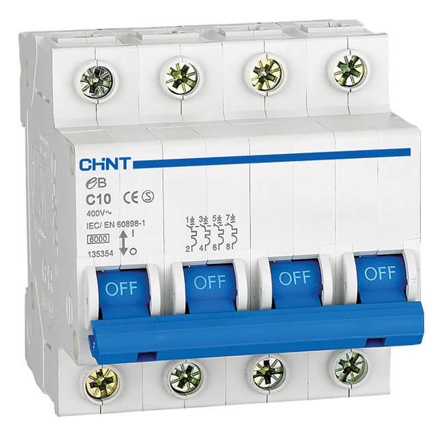 CHİNT - 186541 C tipi 4X32A 4,5kA Otomatik Sigorta