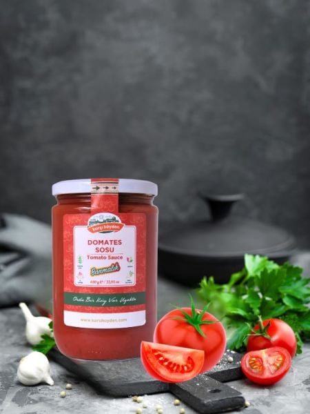Karşı Köyden Domates Sosu Banmalık, Tomato Sauce (Kaynatma Salça Ege Usülü)
