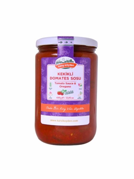 Karşı Köyden Kekikli Domates Sosu, Tomato Sauce & Oregano & Thyme
