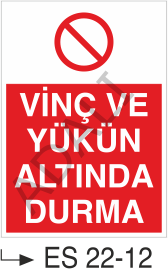 Vinç ve Yükün Altında Durma